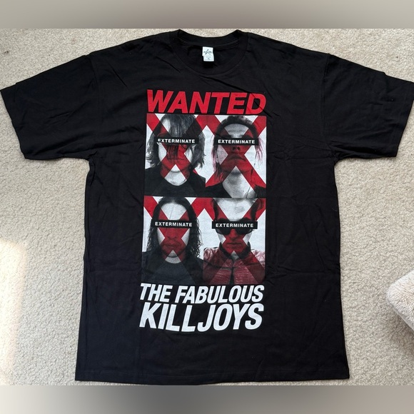 MCR Exterminate - The Fabulous Killjoys Wanted Tee - XL -My Chemical Romance - Picture 1 of 3